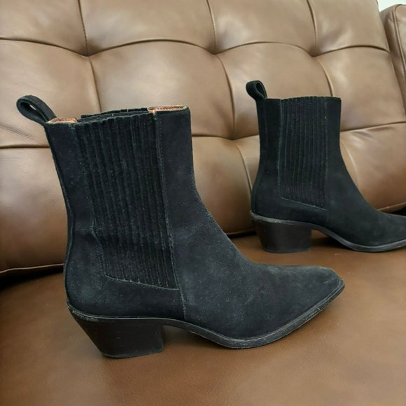 REFORMATION Suede Chelsea Boots - Picture 8 of 10
